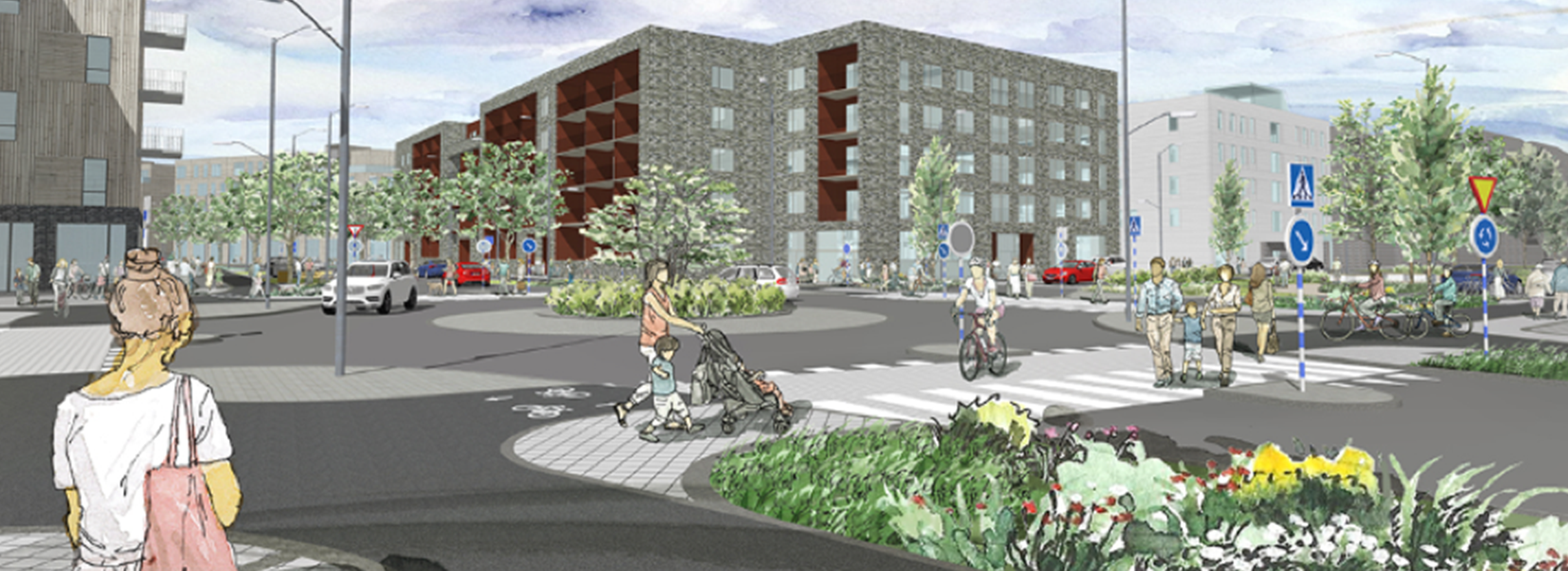 Stort projekt när Karlsdalsallén byggs om till stadsgata