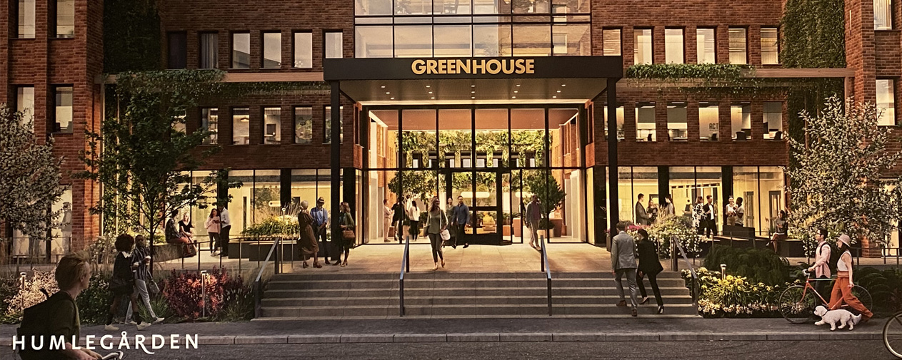 PQ projektledning medverkar i det hållbara ombyggnadsprojektet Greenhouse Solna strand