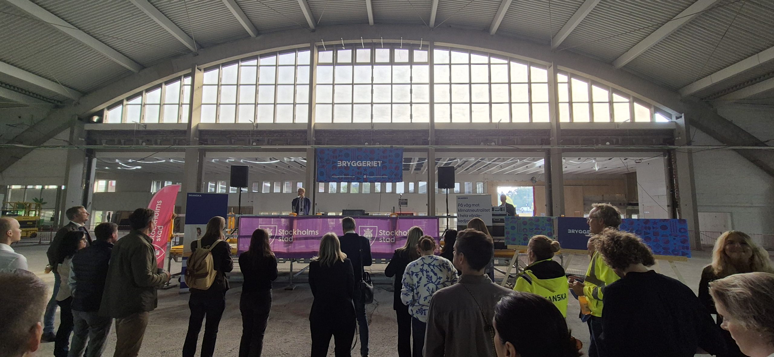 Spadtag vid Bryggeriet i Bromma